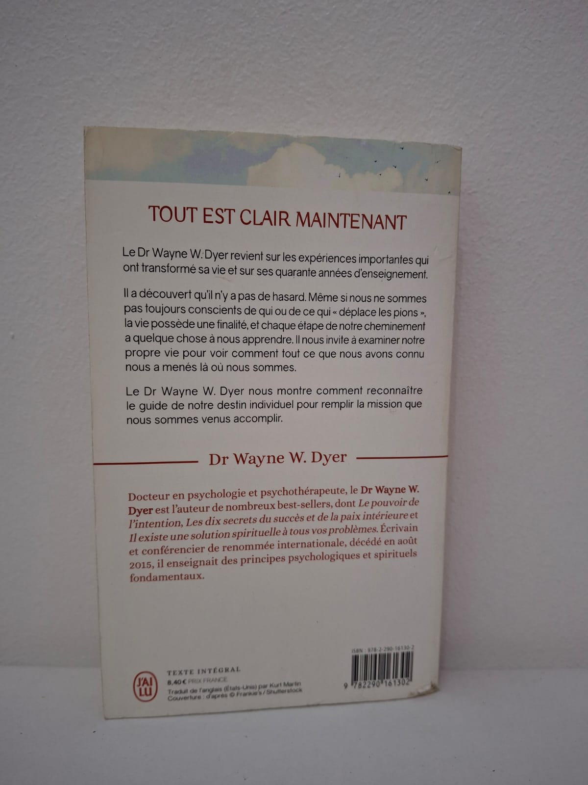 Tout est clair maintenant.