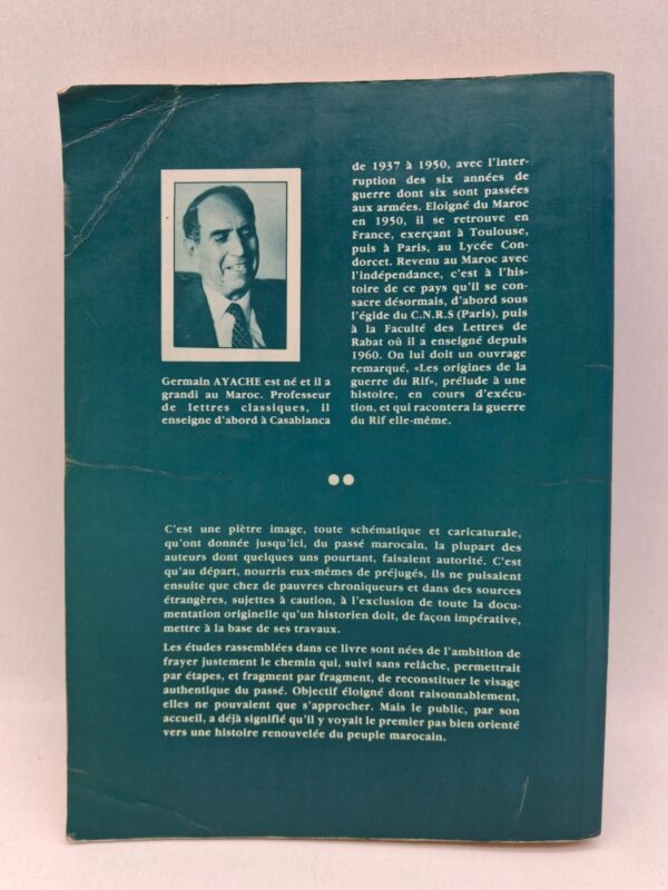 Ce livre rassemble des études sur l’histoire du Maroc à différentes périodes. Il analyse les structures politiques, sociales et économiques du pays. Ayache met en lumière le rôle des acteurs locaux face aux influences extérieures. L’ouvrage offre une lecture critique et documentée de l’évolution historique marocaine