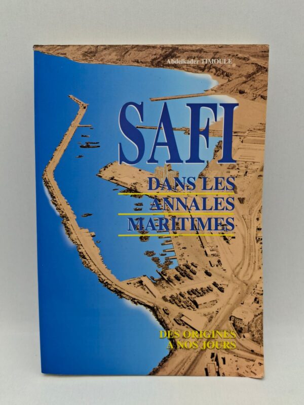 Ce livre retrace l’histoire maritime de la ville de Safi depuis ses origines jusqu’à l’époque contemporaine. Il met en valeur le rôle stratégique du port dans les échanges commerciaux et culturels. L’auteur explore les différentes périodes historiques qui ont marqué le développement maritime de la région. L’ouvrage souligne l’importance de Safi dans le patrimoine maritime du Maroc.