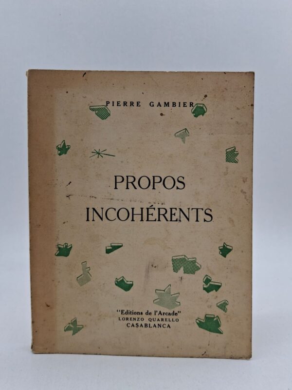 Ce livre est une rareté bibliographique publiée à Casablanca, offrant une série de réflexions et de chroniques sur des sujets variés. Pierre Gambier y déploie un style libre et parfois provocateur, fidèle au titre de l'ouvrage. Il s'agit d'un témoignage précieux de l'activité éditoriale francophone au Maroc durant le milieu du XXe siècle. L'œuvre mêle observations sociales, pensées philosophiques et une certaine ironie sur la condition humaine