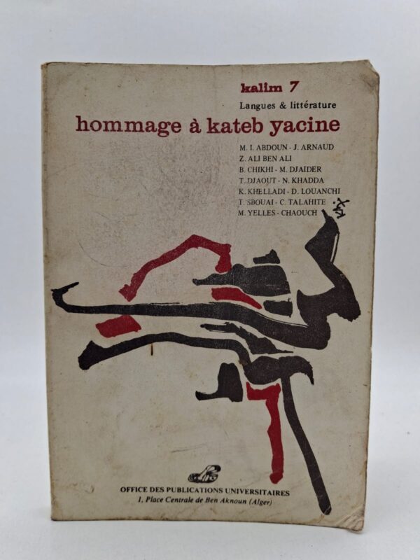 Ce numéro spécial de la revue Kalim rend un hommage académique et littéraire à Kateb Yacine, figure emblématique de la littérature maghrébine. Le collectif d'auteurs explore son œuvre à travers des analyses critiques portant sur son style, sa langue et ses engagements politiques. L'ouvrage souligne l'influence majeure de l'auteur de Nedjma sur le théâtre et la poésie contemporaine en Algérie. C'est une ressource documentaire précieuse pour comprendre la modernité et la force subversive de l'écriture katébienne