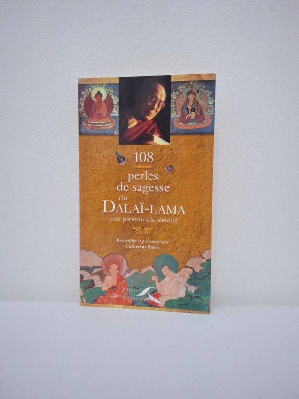 L'ouvrage compile 108 enseignements concis du Dalaï-Lama, un nombre symbolique sacré dans la tradition bouddhiste. Chaque "perle" aborde des thèmes universels comme l'amour, la patience, le pardon et la responsabilité universelle. Catherine Barry ponctue ces citations de contextes et d'explications pour aider le lecteur à les appliquer concrètement. Le livre se présente comme un compagnon de méditation simple pour transformer son regard sur les obstacles de la vie.