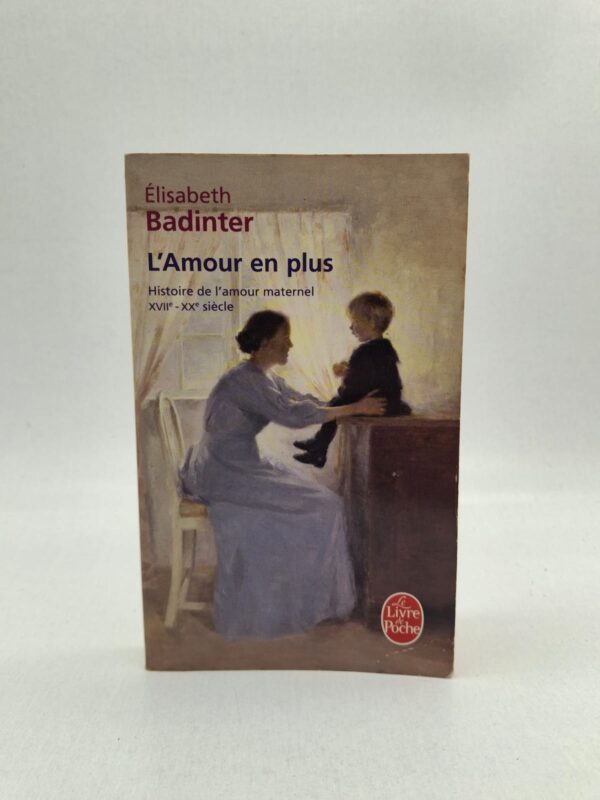 Élisabeth Badinter explique que l’amour maternel n’est pas seulement naturel, mais aussi influencé par la société. Elle montre qu’autrefois beaucoup de mères confiaient leurs enfants à des nourrices. L’auteure analyse les changements des mentalités et du rôle des femmes à travers les siècles.