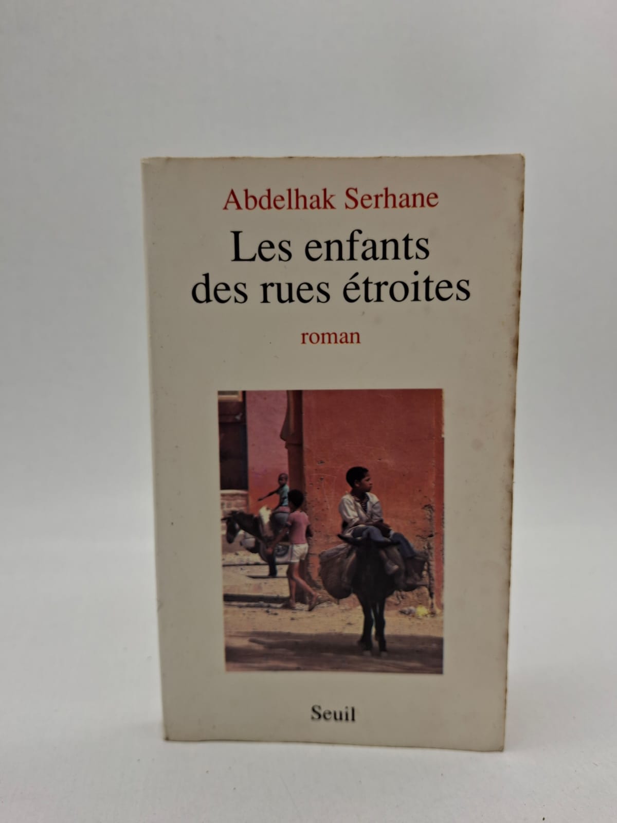 Les enfants des rues étroites Abdelhak Serhane L’histoire décrit le quotidien d’enfants vivant dans des rues étroites et pauvres. L’auteur montre leurs souffrances, leurs rêves et les problèmes sociaux qu’ils rencontrent. Le roman parle aussi de la famille, de la pauvreté et de l’injustice. À travers ces personnages, Abdelhak Serhane critique la société marocaine de son époque.