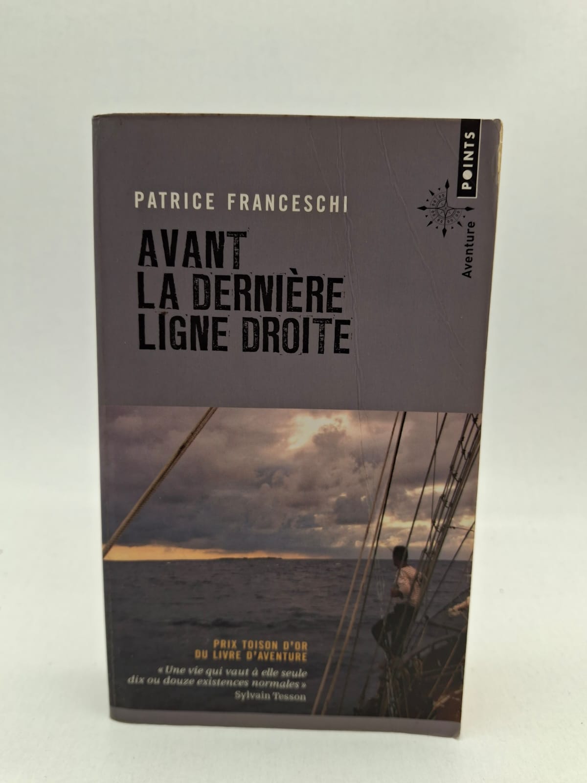 Avant la dernière ligne droite Patrice Franceschi L’auteur partage ses expériences de voyage et d’aventure à travers le monde. Il décrit les difficultés, les dangers et les émotions rencontrés pendant ses expéditions. Le récit montre l’importance de la liberté, du dépassement de soi et de l’espoir. Cette œuvre invite le lecteur à réfléchir sur le sens de la vie et des choix humains.