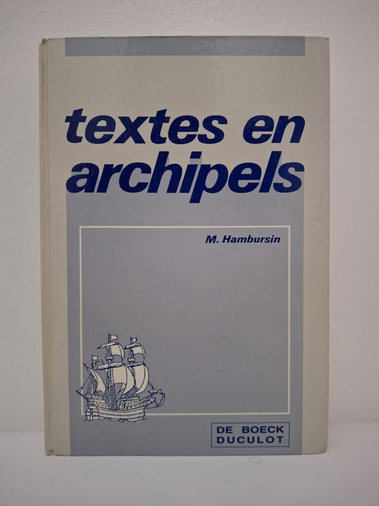 Textes en archipels-M. Hambursin
