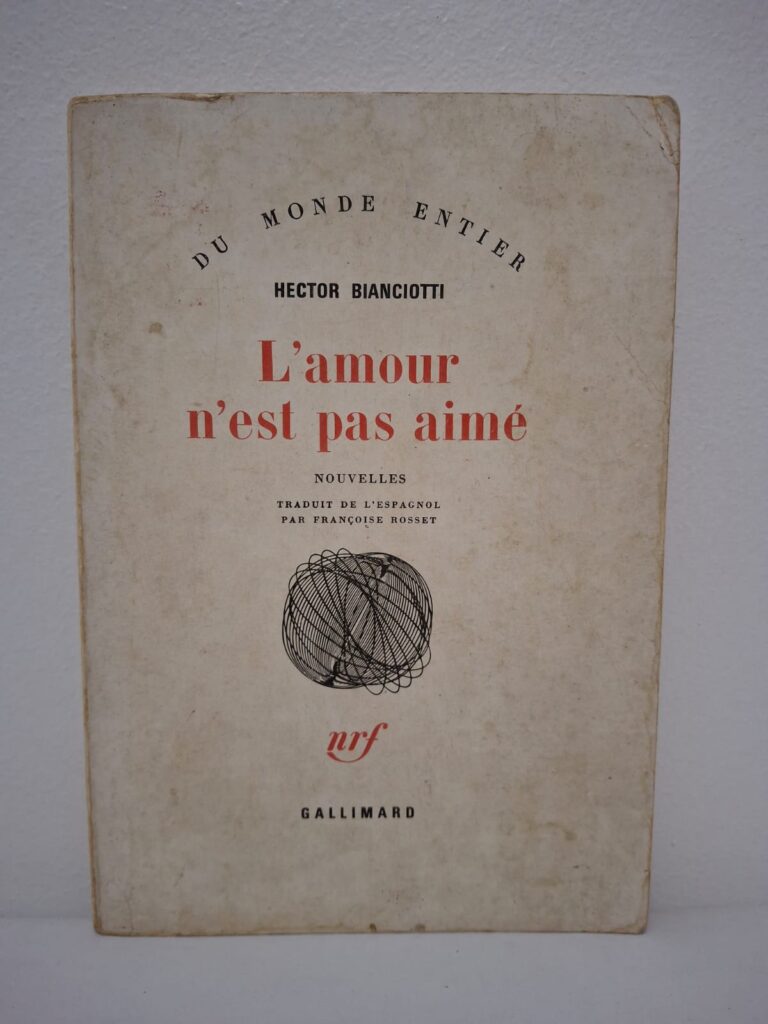 L'amour n'est pas aimé-Hector Bianciotti