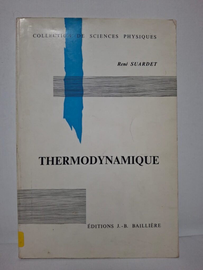 Thermodynamique - René SUARDET
