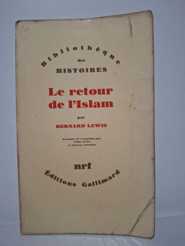 Dans cet ouvrage, Bernard Lewis étudie le retour de l’islam comme force culturelle et politique au XXe siècle. Il explique les causes historiques et sociales de cette renaissance religieuse dans plusieurs pays musulmans. L’auteur examine les relations entre islam, modernité et Occident. Le livre permet de mieux comprendre les transformations du monde musulman contemporain.