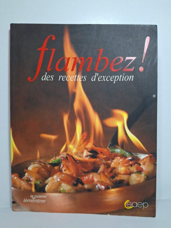 Le livre propose une sélection de recettes d’exception où le flambage joue un rôle essentiel dans la préparation. Il explique les techniques permettant de réussir cette méthode culinaire en toute sécurité. Les recettes associent viandes, poissons, fruits et spiritueux pour créer des plats élégants et savoureux.