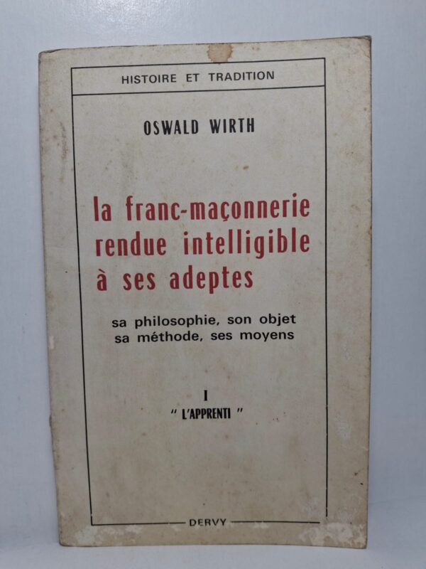 Cet ouvrage présente les fondements de la franc-maçonnerie à travers le grade d’Apprenti. Oswald Wirth explique les symboles, les rituels et les enseignements philosophiques de l’initiation maçonnique. Le livre met en lumière les valeurs de perfectionnement personnel, de connaissance et de fraternité. Il constitue une référence pour comprendre les principes et la méthode de la tradition maçonnique.