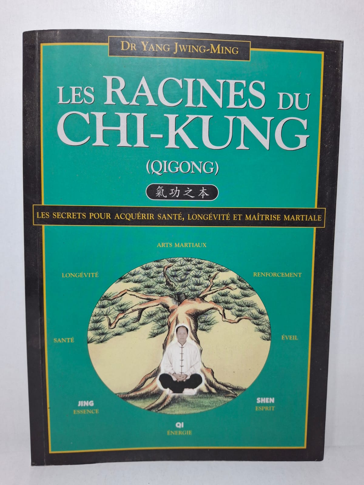 Les Racines du Chi-Kung (Qigong) Yang Jwing-Ming Dans ce livre, Yang Jwing-Ming explore les fondements historiques, philosophiques et pratiques du Qigong, un art chinois visant à cultiver l'énergie interne. Il explique les concepts essentiels tels que le Qi, le Jing et le Shen, ainsi que leur rôle dans la santé et l'équilibre du corps. L'auteur montre comment les exercices de respiration, de méditation et de mouvement favorisent la vitalité, la longévité et le bien-être. L'ouvrage constitue une introduction complète aux principes du Qigong et à leurs applications dans les arts martiaux et la vie quotidienne.