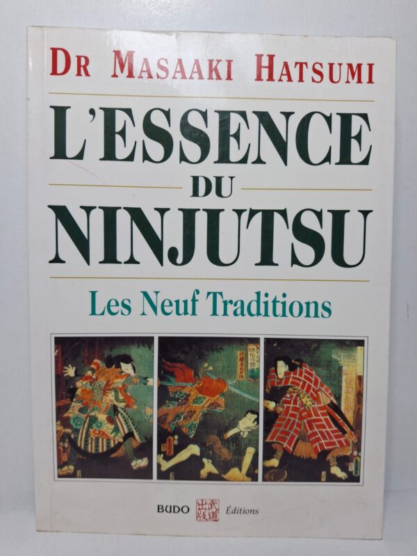 Dans ce livre, Masaaki Hatsumi expose l'histoire, la philosophie et les techniques des neuf traditions martiales qui composent l'héritage du ninjutsu. Il explique les principes de stratégie, d'adaptation, de mouvement et de maîtrise de soi qui caractérisent cet art martial. L'auteur met en lumière la dimension spirituelle et culturelle du ninjutsu, au-delà des idées populaires associées aux ninjas. L'ouvrage constitue une référence essentielle pour comprendre les enseignements traditionnels et l'esprit authentique du ninjutsu japonais.