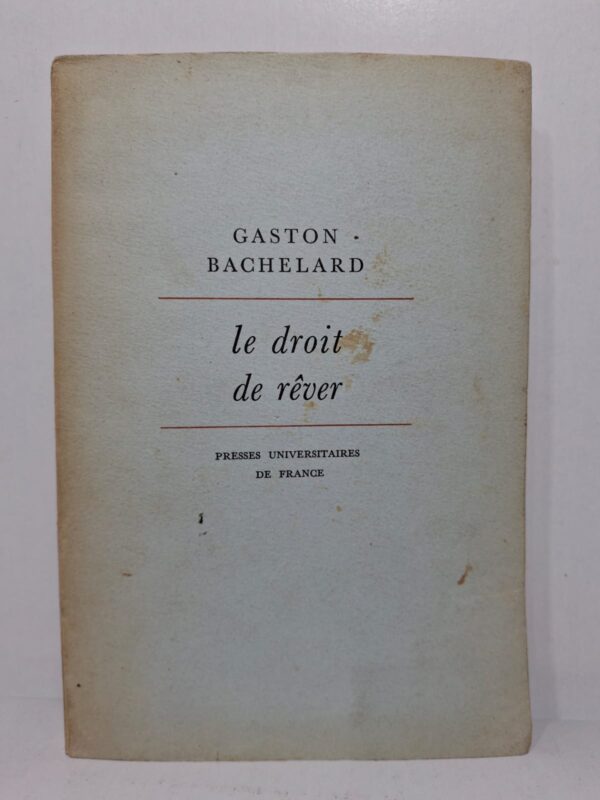 Gaston Bachelard montre que le rêve éveillé nourrit la créativité, la poésie et la réflexion. Il analyse le rôle de l’imagination dans la perception du monde et dans la vie intérieure. L’auteur valorise la liberté de rêver comme une source de connaissance et d’épanouissement personnel. Ce livre invite le lecteur à redécouvrir la richesse de son univers imaginaire et poétique.