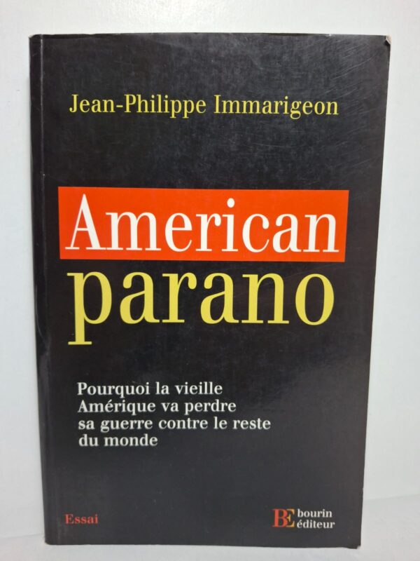 Jean-Philippe Immarigeon étudie les transformations politiques, culturelles et sociales des États-Unis. Il soutient que la peur et le repli identitaire affaiblissent l’influence américaine dans le monde. L’auteur critique certaines orientations de la politique intérieure et extérieure des États-Unis.