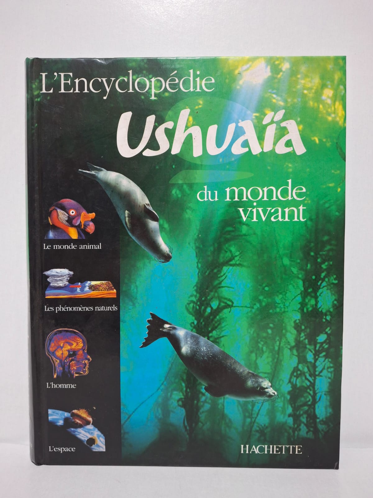 L’Encyclopédie Ushuaïa du monde vivant Cette encyclopédie présente les grandes richesses du monde vivant et de la nature. Elle aborde le monde animal, les phénomènes naturels, l’être humain et l’espace. Les textes sont accompagnés de nombreuses illustrations et photographies explicatives. L’ouvrage permet de mieux comprendre la diversité de la vie et le fonctionnement de notre planète.