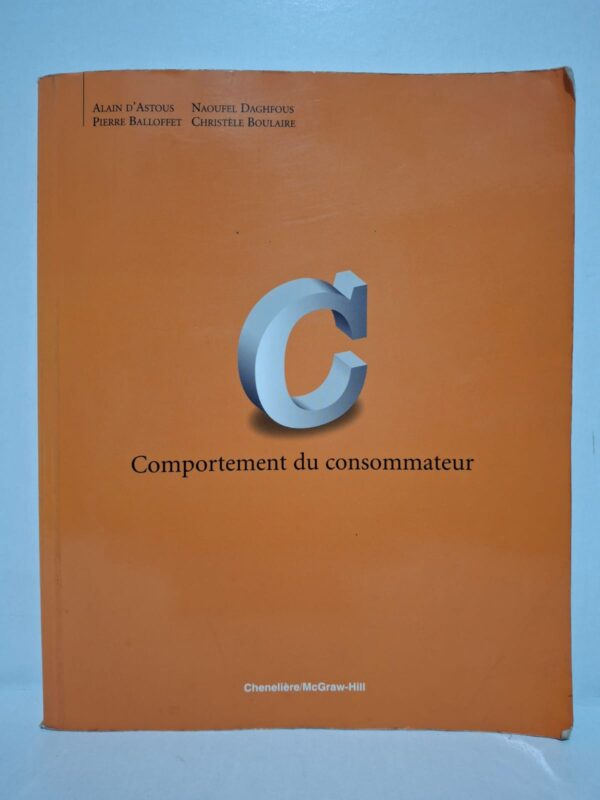 Le livre présente les théories et concepts fondamentaux du comportement du consommateur. Il explique l’influence des facteurs psychologiques, sociaux, culturels et personnels sur les choix d’achat. Les auteurs étudient le processus de décision du consommateur ainsi que ses attitudes envers les produits et les marques. L’ouvrage aide les étudiants et les professionnels du marketing à mieux comprendre et anticiper les comportements des clients.