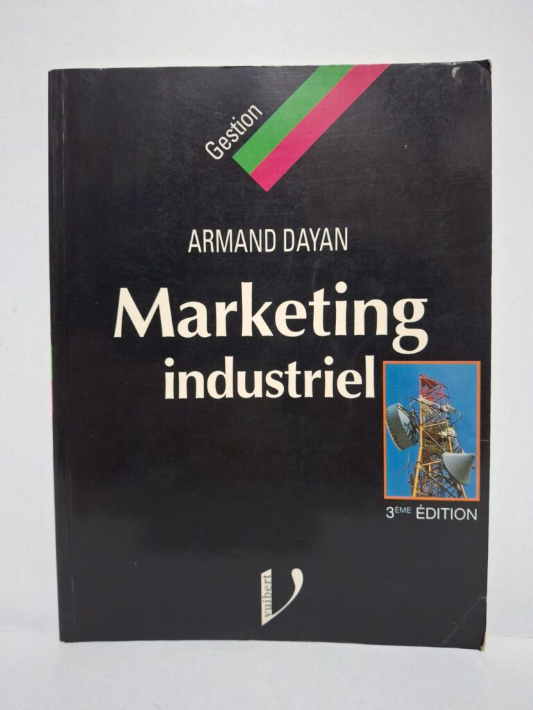 Le livre analyse les spécificités du marketing industriel, caractérisé par des marchés professionnels et des processus d’achat complexes. L’auteur présente les techniques d’étude de marché, de segmentation, de positionnement et de gestion de la relation client en environnement B2B. Il met en évidence le rôle de l’innovation, de la négociation et de la force de vente dans le développement commercial des entreprises industrielles. Illustré par des exemples pratiques, l’ouvrage constitue une référence pour les étudiants et les professionnels du marketing industriel.