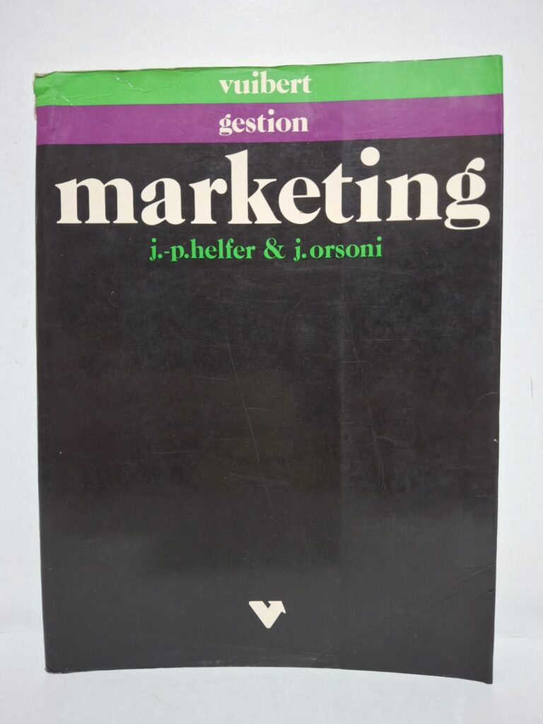 Les auteurs expliquent les concepts essentiels du marketing et son rôle dans l’entreprise. Ils décrivent les méthodes d’analyse du marché et du comportement des consommateurs. L’ouvrage présente les stratégies de produit, de prix, de distribution et de communication. Il montre comment le marketing aide les entreprises à satisfaire les besoins des clients et à atteindre leurs objectifs.