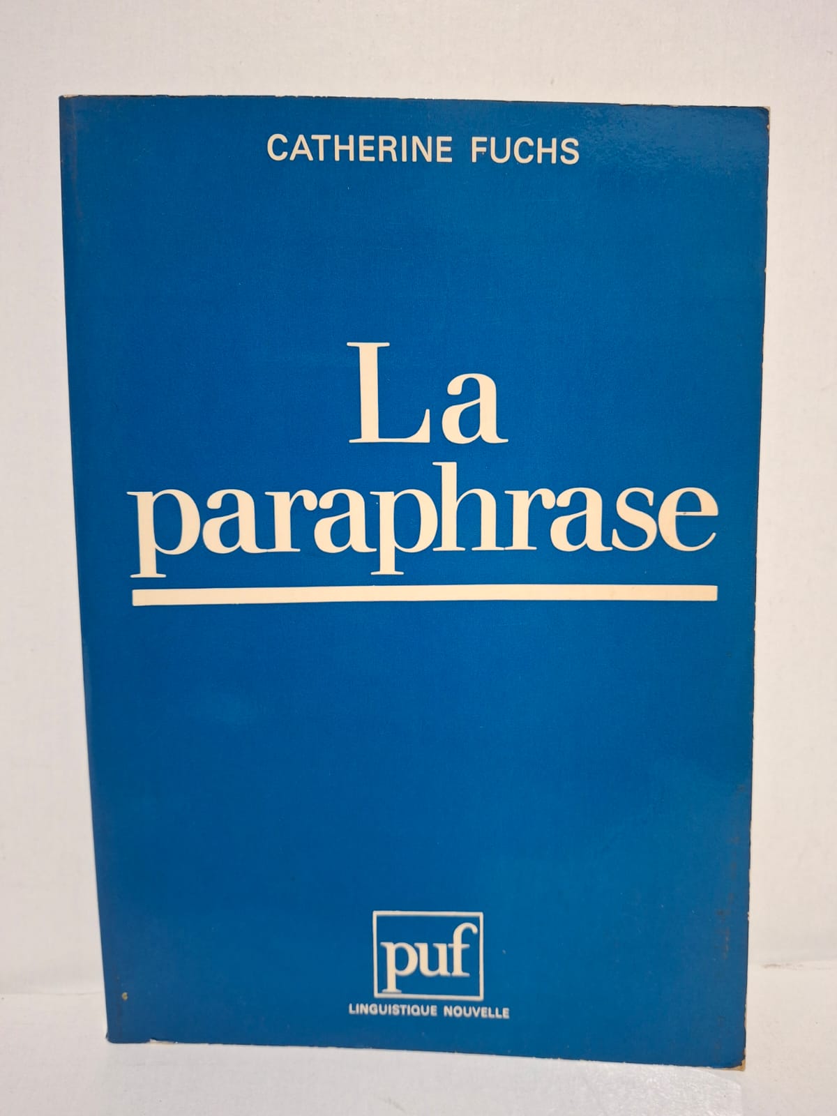 La paraphrase - Catherine Fuchs La paraphrase - Catherine Fuchs