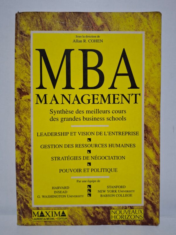 Le livre présente une synthèse des concepts fondamentaux du management moderne enseignés dans les grandes business schools. Il aborde des thèmes essentiels tels que le leadership, la gestion des ressources humaines, la négociation et la stratégie d’entreprise. Les contributions de spécialistes offrent une vision pratique et approfondie des défis managériaux. L’ouvrage constitue une référence utile pour les étudiants, les cadres et les dirigeants souhaitant renforcer leurs compétences en management.