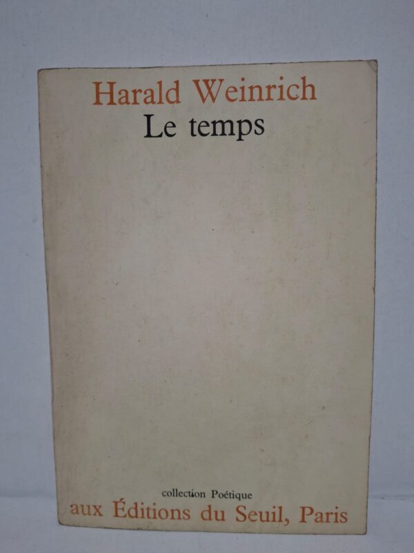Le temps - Harald Weinrich