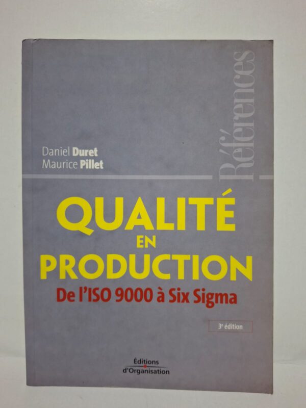 Cet ouvrage présente les principes et les méthodes de la qualité appliqués à la production industrielle. Il explique les normes ISO 9000 ainsi que les outils d’amélioration continue des processus. Les auteurs détaillent également la démarche Six Sigma pour réduire les défauts et améliorer la performance. Le livre offre des exemples pratiques permettant de mettre en œuvre un système de management de la qualité efficace.