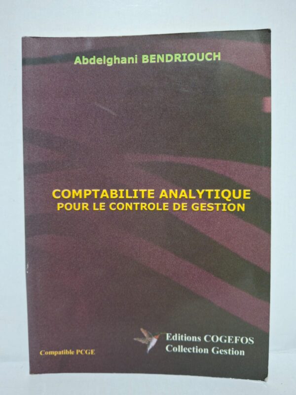 Comptabilité analytique pour le contrôle de gestion - Abdelghani Bendriouch