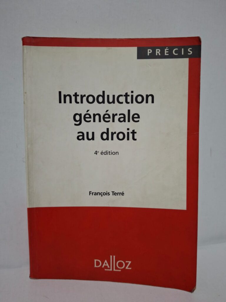 Introduction générale au droit-François Terré
