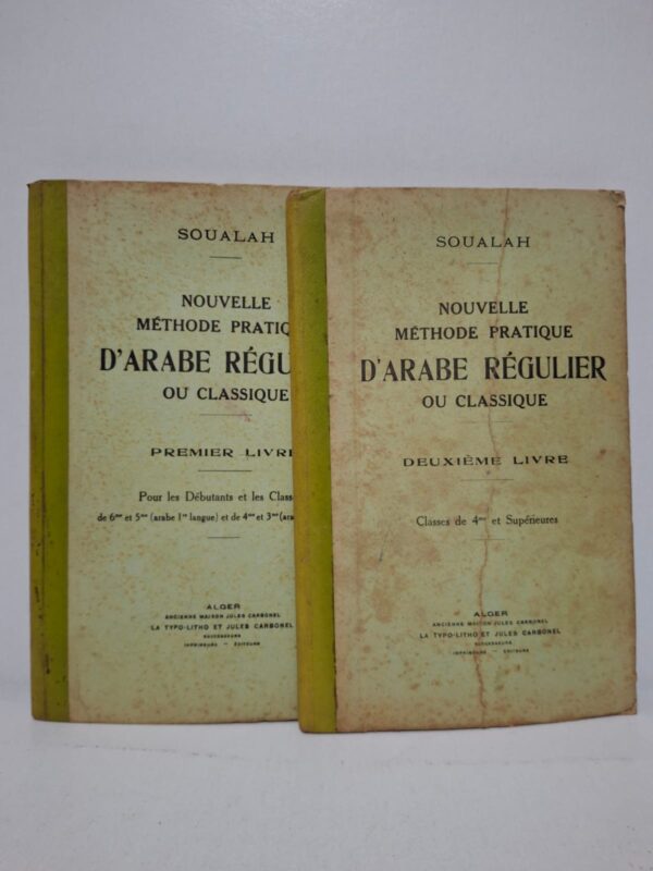 Cet ouvrage en deux volumes propose une méthode pratique pour l’étude de l’arabe régulier ou classique. Le premier livre s’adresse principalement aux débutants et aux premières années d’apprentissage. Le second volume approfondit les connaissances grammaticales et lexicales pour les classes supérieures. Grâce à des leçons progressives et des exercices adaptés, cette méthode facilite la maîtrise de la langue arabe classique.