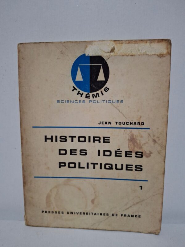 Ce livre présente les origines et le développement des idées politiques depuis l’Antiquité jusqu’aux époques modernes. Jean Touchard analyse les conceptions du pouvoir, de l’État, de la liberté et de la justice à travers les grands penseurs politiques. L’ouvrage met en lumière l’influence des contextes historiques, sociaux et philosophiques sur l’émergence des doctrines politiques. Destiné aux étudiants en sciences politiques, droit et histoire, il constitue une synthèse essentielle pour comprendre la formation de la pensée politique occidentale.