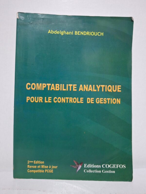 Comptabilité analytique pour le contrôle de gestion - Abdelghani Bendriouch