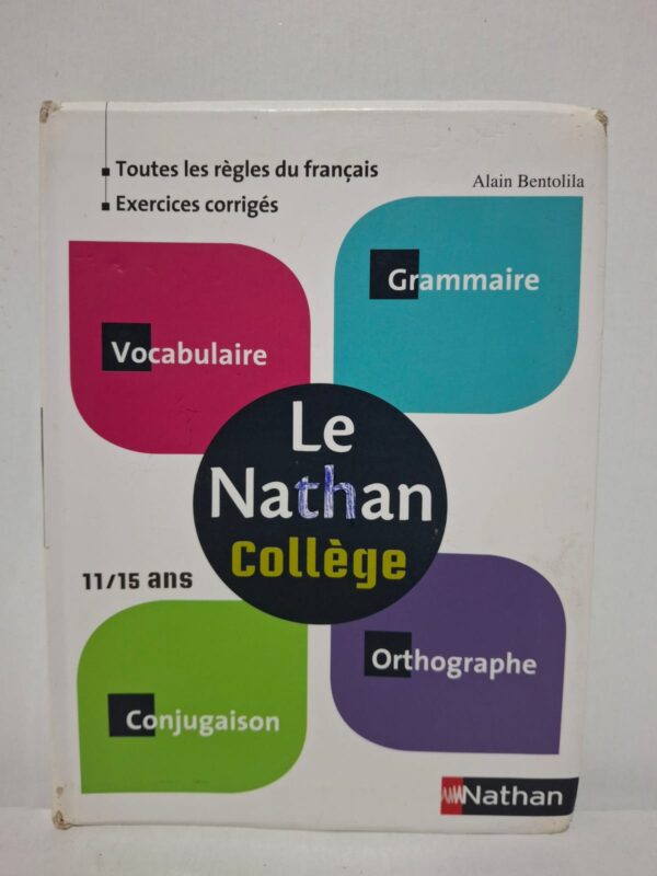 Cet ouvrage rassemble l’essentiel des règles de vocabulaire, de grammaire, de conjugaison et d’orthographe. Il propose de nombreux exemples clairs ainsi que des exercices corrigés pour faciliter l’apprentissage. Conçu pour les élèves de 11 à 15 ans, il accompagne efficacement le travail scolaire et les révisions. Pratique et pédagogique, il constitue un outil de référence pour améliorer durablement son expression écrite et orale.
