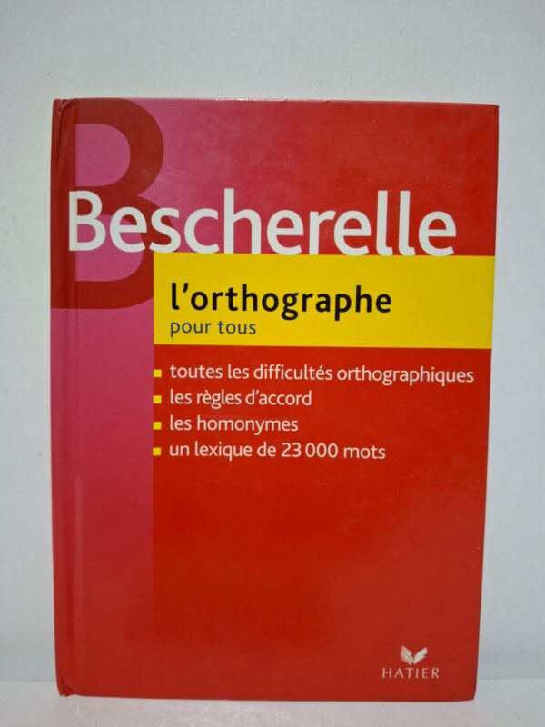 Cet ouvrage rassemble toutes les règles essentielles de l’orthographe française dans une présentation claire et pratique. Il traite des difficultés orthographiques, des règles d’accord et des principaux homonymes. Un lexique de plus de 23 000 mots permet de vérifier rapidement l’orthographe correcte des termes usuels. Conçu pour tous les publics, il constitue un outil de référence indispensable pour améliorer son expression écrite.