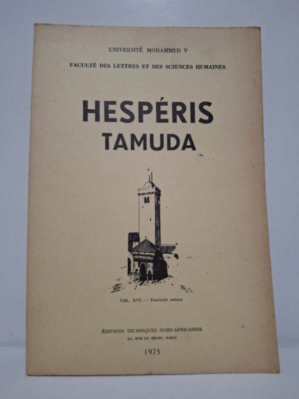 Cette publication scientifique rassemble des études originales sur l’histoire, la civilisation et le patrimoine du Maroc. Elle présente des recherches menées par des universitaires et spécialistes des sciences humaines et sociales. Les articles abordent notamment l’histoire médiévale et moderne, l’archéologie, la géographie et les cultures marocaines. Hespéris-Tamuda constitue une source documentaire essentielle pour les chercheurs et les passionnés de l’histoire du Maroc.