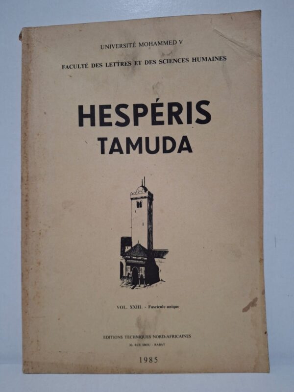 Ce volume de Hespéris-Tamuda rassemble des articles de recherche en histoire, archéologie, anthropologie et sciences humaines. Les études publiées mettent en valeur le patrimoine historique et culturel du Maroc à travers des analyses rigoureuses. La revue offre des contributions originales fondées sur des sources documentaires et des travaux de terrain. Elle constitue une référence incontournable pour les chercheurs, étudiants et passionnés d’histoire marocaine et maghrébine.