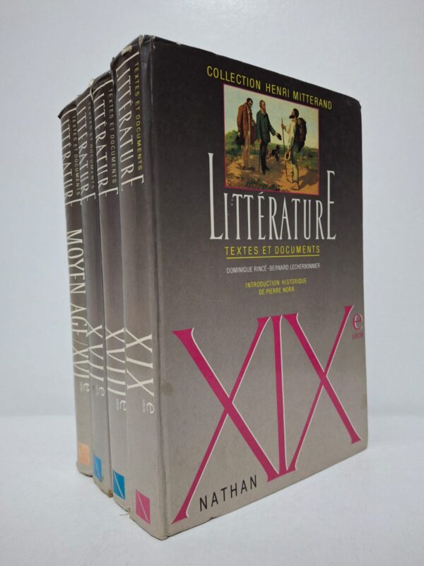 Textes et documents : Littérature (Coffret 4 volumes) — Collection dirigée par Henri Mitterand