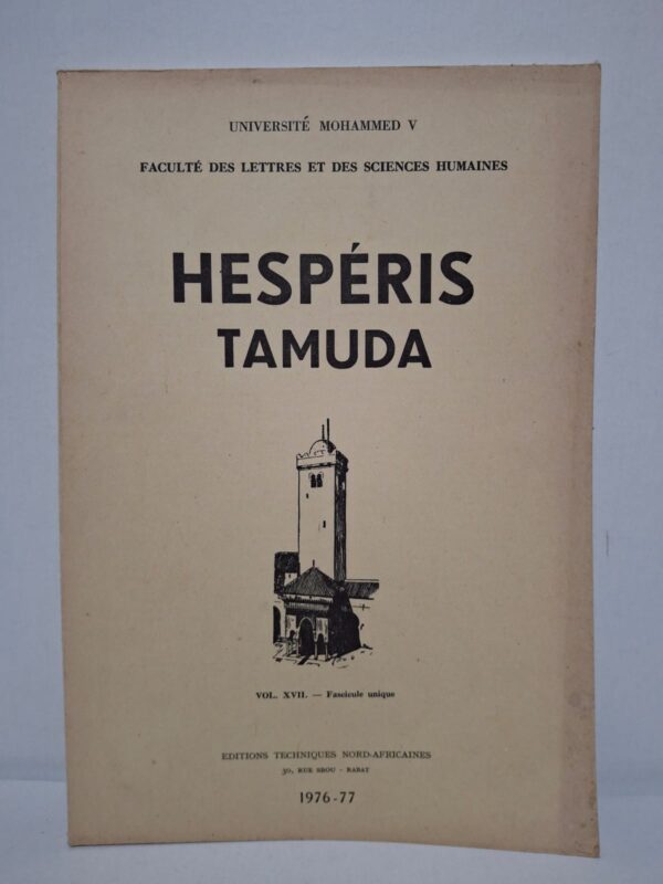 Ce volume de Hespéris-Tamuda réunit des travaux de recherche portant sur l'histoire, l'archéologie, les civilisations, les langues et les cultures du Maroc. Publiés sous l'égide de l'Université Mohammed V, les articles offrent des analyses approfondies fondées sur des sources historiques et scientifiques. La revue constitue une ressource précieuse pour les chercheurs et les étudiants en sciences humaines. Elle demeure une référence incontournable pour l'étude du patrimoine historique et culturel du Maghreb.