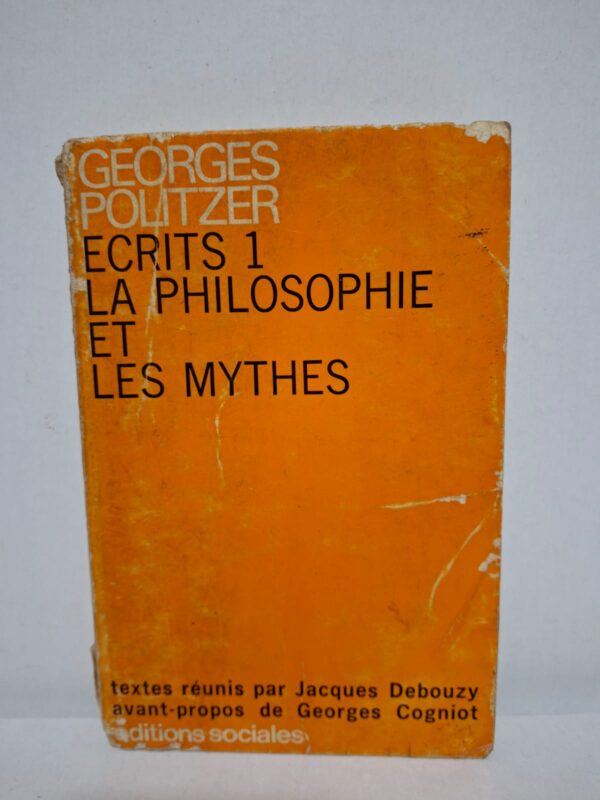 Cet ouvrage rassemble les principaux écrits philosophiques de Georges Politzer, réunis par Jacques Debouzy et précédés d'un avant-propos de Georges Cogniot. L'auteur y critique les conceptions idéalistes et les mythes qui influencent la pensée philosophique. Il défend une approche matérialiste, fondée sur l'analyse concrète de la réalité sociale et historique. Ce volume constitue une référence importante pour comprendre l'évolution de la philosophie marxiste au XXᵉ siècle.