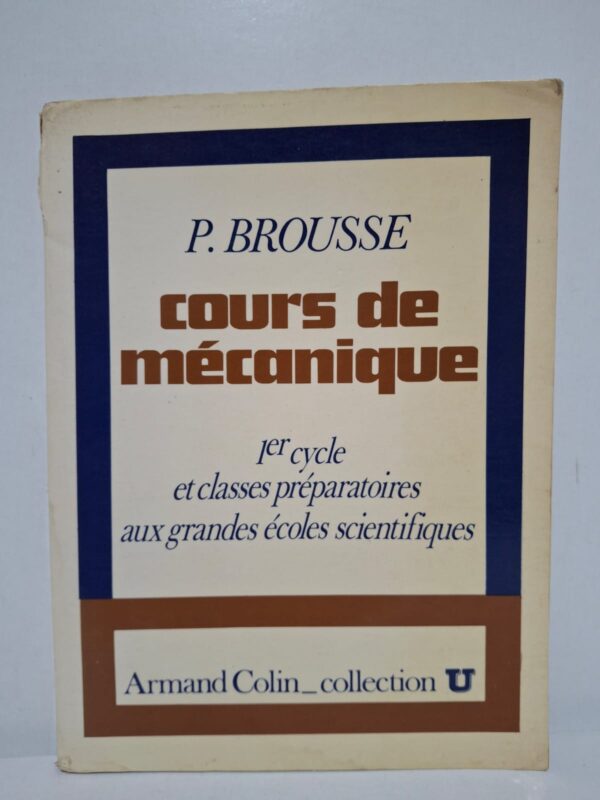 Cet ouvrage expose les principes fondamentaux de la mécanique classique à travers une présentation claire et progressive. Il aborde les notions essentielles de cinématique, de dynamique, de statique et les méthodes de résolution des problèmes mécaniques. Illustré par de nombreux exemples, il accompagne efficacement les étudiants dans leur apprentissage et leur préparation aux examens. Ce manuel constitue une référence pour les formations scientifiques et les classes préparatoires aux grandes écoles.