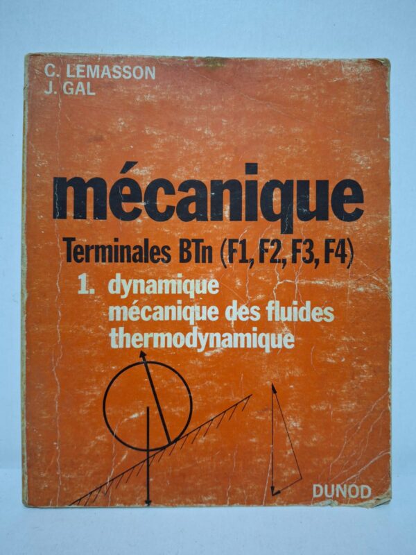 Cet ouvrage traite des notions fondamentales de la dynamique, de la mécanique des fluides et de la thermodynamique adaptées aux programmes des Terminales BTn (F1, F2, F3, F4). Les concepts sont présentés de manière progressive avec des exemples concrets et des exercices d'application. Il permet aux élèves de développer les connaissances scientifiques indispensables aux formations techniques et industrielles. Ce manuel constitue un excellent support de cours pour les révisions et la préparation aux examens.