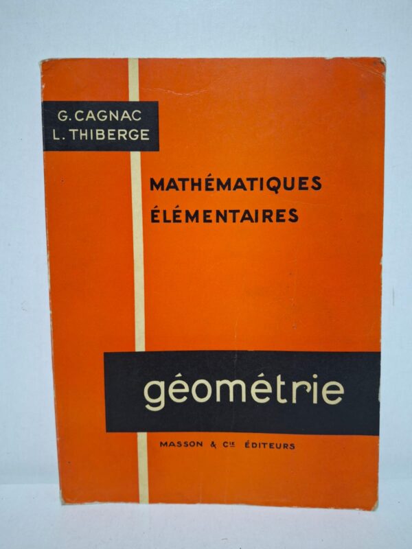 Cet ouvrage présente les notions fondamentales de la géométrie destinées aux élèves des classes de mathématiques élémentaires. Il aborde les propriétés des figures, les démonstrations et les principales méthodes de résolution géométrique. Les explications progressives et les nombreux exemples facilitent l'acquisition d'un raisonnement rigoureux. Ce manuel constitue une référence utile pour l'apprentissage, les révisions et la préparation aux examens.