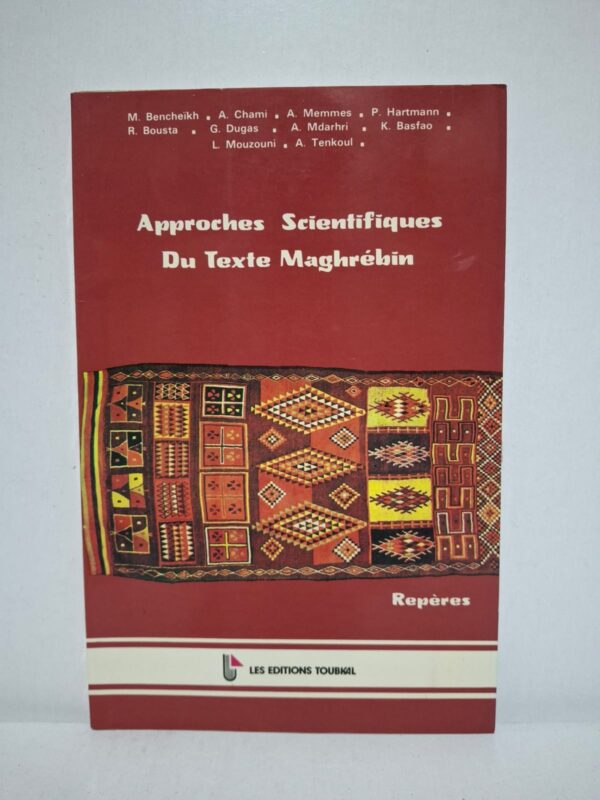 Ce livre réunit les travaux de plusieurs spécialistes consacrés à l'étude du texte maghrébin. Il présente diverses méthodes d'analyse issues de la linguistique, de la sémiotique et de la critique littéraire. Les auteurs mettent en lumière les spécificités culturelles, historiques et linguistiques de la production littéraire maghrébine. Cet ouvrage constitue une référence pour les étudiants, chercheurs et passionnés de littérature du Maghreb.