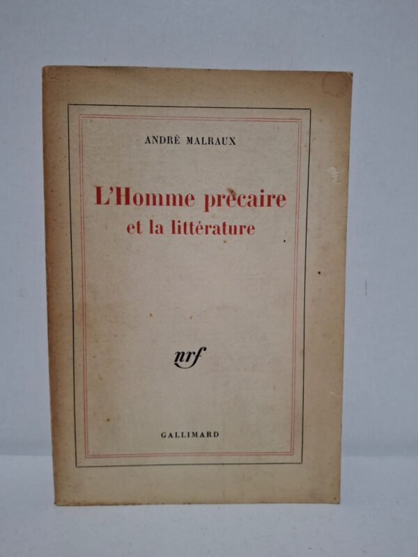 Dans cet ouvrage, André Malraux réfléchit au pouvoir de la création littéraire et à sa capacité à donner un sens à l'existence humaine. Il explore les liens entre l'art, la culture et la destinée de l'homme confronté au temps et à la mort. À travers une analyse profonde des grandes œuvres, il montre comment la littérature dépasse les époques et les civilisations. Cet essai constitue une référence incontournable pour les amateurs de littérature, de philosophie et de réflexion humaniste.