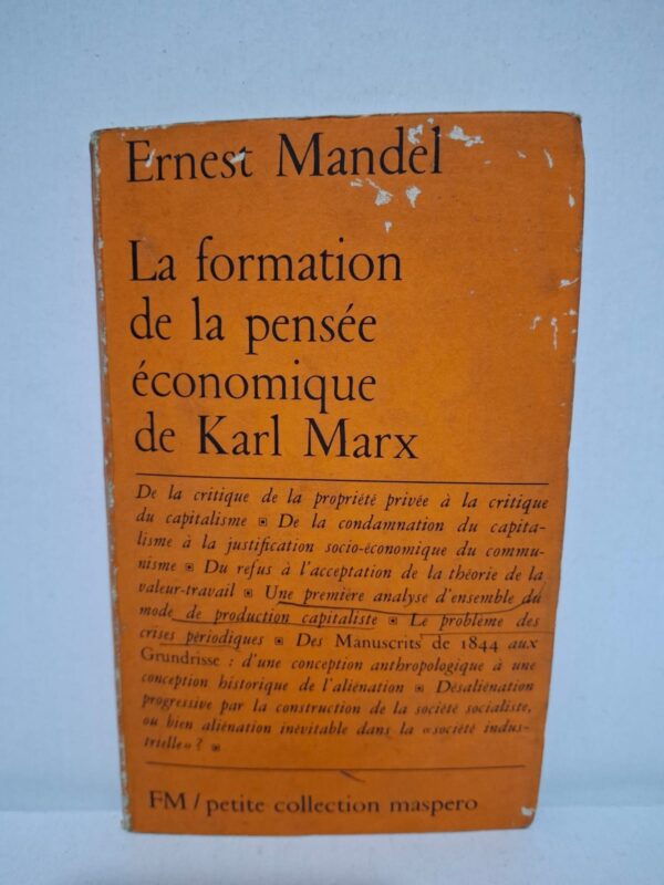 La formation de la pensée économique de Karl Marx — Ernest Mandel