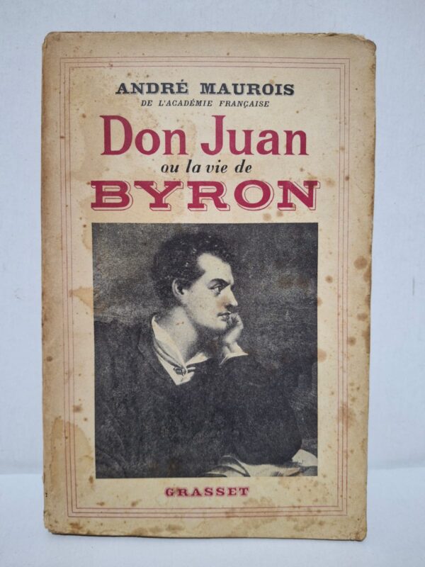 Dans cet ouvrage, André Maurois retrace la vie mouvementée de George Gordon Byron, célèbre poète romantique britannique. Il explore son génie littéraire, ses passions, ses voyages et les scandales qui ont marqué son existence. L'auteur dresse le portrait d'un homme libre, tourmenté et profondément influent dans l'histoire de la littérature. Cette biographie mêle rigueur historique et talent narratif pour faire revivre une personnalité exceptionnelle.