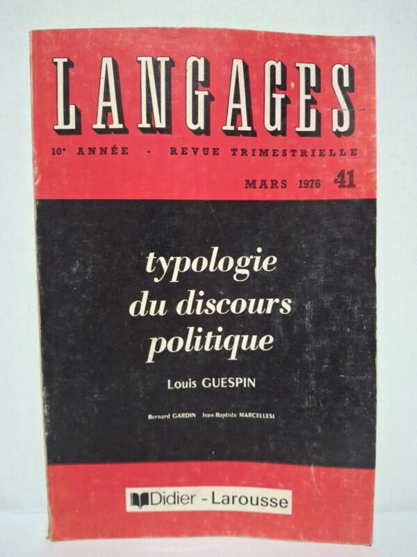 Cet ouvrage explore les caractéristiques du discours politique à travers les méthodes de la linguistique contemporaine. Les auteurs analysent les formes, les structures et les stratégies de communication utilisées dans les textes et les interventions politiques. Ils mettent en évidence les liens entre langage, idéologie et pouvoir. Cette revue constitue une référence pour les étudiants et chercheurs en linguistique, analyse du discours et sciences politiques.