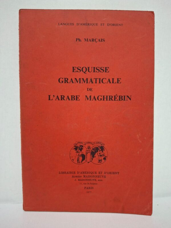 Dans cet ouvrage, Philippe Marçais présente une analyse systématique des principales caractéristiques grammaticales de l'arabe maghrébin. Il étudie la phonétique, la morphologie, la syntaxe et les particularités propres aux dialectes d'Afrique du Nord. Fondé sur des observations linguistiques rigoureuses, ce livre constitue un outil précieux pour comprendre l'évolution et la structure de l'arabe maghrébin. Il s'adresse aux étudiants, chercheurs et spécialistes en linguistique arabe, dialectologie et études orientales.