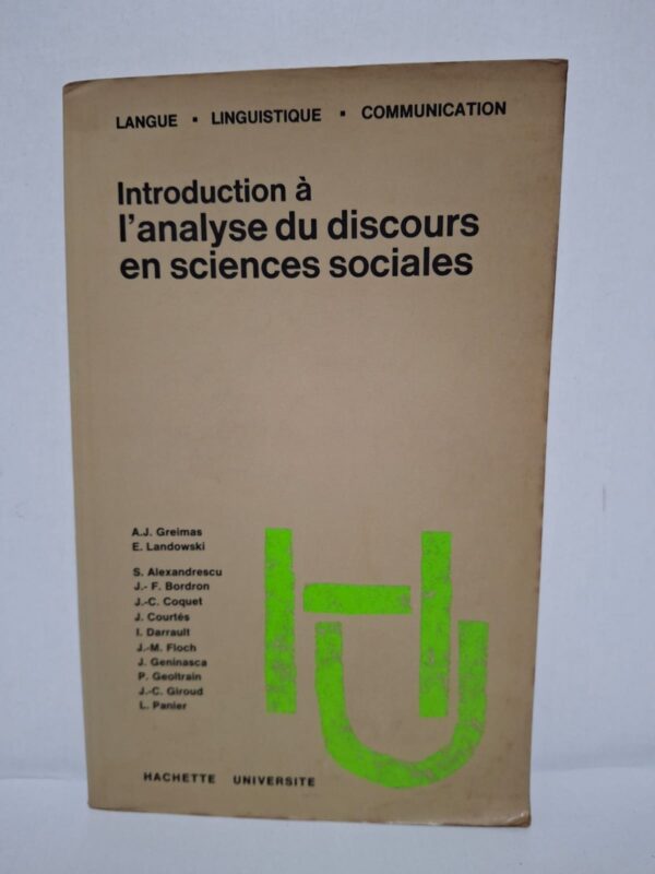 Cet ouvrage expose les concepts essentiels de l'analyse du discours et leur application dans les sciences sociales. Il montre comment les textes et les discours permettent de comprendre les phénomènes sociaux, culturels et politiques. Les différents auteurs proposent des approches théoriques et méthodologiques fondées sur la sémiotique et la linguistique. Destiné aux étudiants et aux chercheurs, ce livre constitue une introduction incontournable à l'étude du discours.
