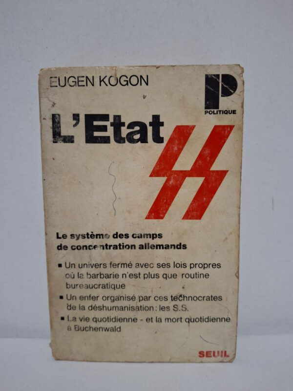 L'État S.S. (Le système des camps de concentration allemands) — Eugen Kogon